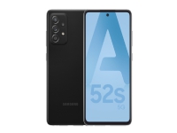 Samsung Galaxy A52s 5G - 5G smarttelefon - dobbelt-SIM - RAM 6 GB / 128 GB - microSD slot - OLED-display - 6.5 - 2400 x 1080 piksler - 4x bakkameraer 64 MP, 12 MP, 5 MP, 5 MP - front camera 32 MP - kul svart
