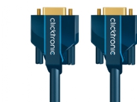 ClickTronic 10m VGA Connection, 10 m, VGA (D-Sub), VGA (D-Sub), Blå, Gull, Hankjønn/hankjønn