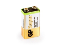 GP Batteries Super Alkaline 0311604A10, Engangsbatteri, 9V, Alkalinsk, 9 V