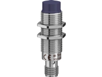 TELEMECANIQUE SENSORS Induktiv aftaster M18 længde: 63,4 mm, uskærmet, metal, tasteafstand 8 mm, 10-36V DC, IP67, PNP - NO, 4 polet M12 stik.