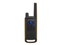 Motorola Talkabout T82 Extreme - Twin Pack - bærbar - toveis radio - PMR - 446 MHz - 16-kanalers - svart, gul (en pakke 2)