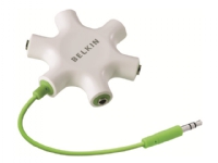 Belkin RockStar - Hodetelefonsplitter - ministereojakk hunn til ministereojakk hann