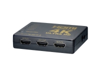 Maxtrack CS 1-5 L HDMI-switch med fjernbetjening Sort