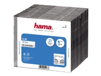 Hama - Tynn CD-oppbevaringseske - svart (en pakke 25)