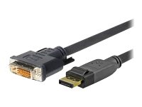 VivoLink Pro - DisplayPort-kabel - DisplayPort (hann) til DVI-D (hann) - 7.5 m - låst, tommelskruer
