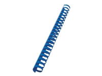 GBC CombBind - 25 mm - 21 ringer - A4 (210 x 297 mm) - 225 ark - blå - 50 stk plastbindekam - for P/N: 2101435, IB271106, IB271717