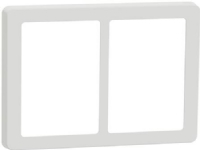 LAURITZ KNUDSEN FUGA Base 63 designramme 2x1,5 modul, hvid.