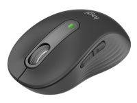Logitech Signature M650 for Business - Mus - optisk - 5 knapper - trådløs - Bluetooth, 2.4 GHz - Logitech Logi Bolt USB-mottaker - grafitt