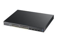 Zyxel XGS2210-28HP - Switch - Styrt - 24 x 10/100/1000 (PoE) + 4 x 10 Gigabit SFP+ - rackmonterbar - PoE (375 W)