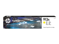 HP 913A - Gul - original - PageWide - blekkpatron - for PageWide 352, MFP 377 PageWide Managed MFP P57750, P55250 PageWide Pro 452, 477, 552