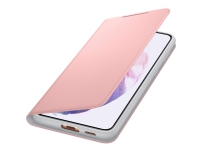 Samsung Smart LED View Cover EF-NG996 - Lommebok for mobiltelefon - rosa - for Galaxy S21+ 5G
