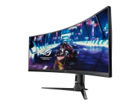 ASUS ROG Strix XG49VQ - LED-skjerm - gaming - kurvet - 49 - 3840 x 1080 DFHD - VA - 450 cd/m² - 3000:1 - DisplayHDR 400 - 4 ms - 2xHDMI, DisplayPort - høyttalere - svart