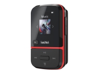 SanDisk Clip Sport Go - Digital spiller - 32 GB - rød