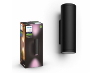 Philips Hue Appear White Color Ambiance Wall Lantern - Black