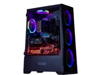 Fourze Prime Gaming - Tower - Core i7 10700F / 2.9 GHz - RAM 16 GB - SSD 500 GB - NVMe - GF RTX 3060 - GigE - Win 10 Home 64-bit - monitor: ingen - svart