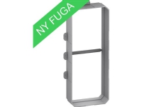 LAURITZ KNUDSEN Pudsudligningsring for nye FUGA indmurings- og indstøbningsdåser 2,5 modul.