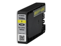 Canon PGI-1500XL Y - 12 ml - Høy ytelse - gul - original - blekkbeholder - for MAXIFY MB2050, MB2150, MB2155, MB2350, MB2750, MB2755