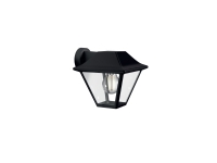 Philips myGarden Vegglampe, Vegglys, Sort, Aluminium, Glass, IP44, Hage, Terrasse, I