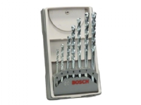 Bosch CYL-1 - Borsett - for betong, murverk, kalkstein, stein, kunstig stein - 7 deler - 5 mm, 6 mm, 7 mm, 8 mm, 4 mm, 3 mm - lengde: 75 mm, 85 mm, 100 mm, 120 mm, 60 mm