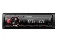 Pioneer MVH-130DABAN, Sort, Rød, 1 DIN, 200 W, 4.0 kanaler, 50 W, 4 O