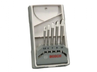 Bosch CYL-9 - Borsett - for glass, flis, keramisk, porselen - 5 deler - 6 mm, 7 mm, 8 mm, 10 mm, 5.5 mm - lengde: 90 mm, 70 mm, 80 mm