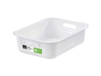 Opbevaringskurv smartstore recycled 10, 37 x 28 x 10 cm, 6 l, hvid