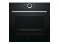 Bosch Serie | 8 HBG633NB1 - Ovn - innebygd - fordypning - bredde: 56 cm - dybde: 55 cm - høyde: 58.5 cm - med selvrens - Klasse A+ - svart