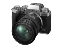 Fujifilm X Series X-T4 - Digitalkamera - speilløst - 26.1 MP - APS-C - 4K / 60 fps - 5optisk x-zoom XF 16-80mm R OIS WR lens - Wi-Fi, Bluetooth - sølv