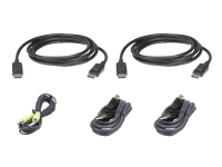 ATEN 2L-7D03UDPX5 - Tastatur / video / musekabelsett (KVM) - TAA-samsvar
