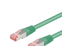 Goobay CAT 6-100 SSTP PIMF Green 1m, 1 m, RJ-45, RJ-45