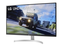 LG 32UN500-W - LED-skjerm - 31.5 - 3840 x 2160 4K @ 60 Hz - VA - 350 cd/m² - 3000:1 - HDR10 - 4 ms - 2xHDMI, DisplayPort - høyttalere