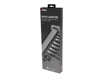 Trust Dalyx Aluminium 10-in-1 USB-C Multi-port Dock - Dokkingstasjon - USB-C 3.2 Gen 1 - HDMI - GigE