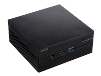 ASUS Mini PC PN41 BBC130MV - Barebone - mini-PC - 1 x Celeron N5100 / 1.1 GHz - RAM 0 GB - UHD Graphics - GigE, 2.5 GigE - WLAN: 802.11a/b/g/n/ac, Bluetooth 5.0 - svart