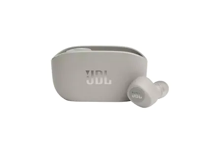 JBL Wave 100TWS, True Wireless, trådløse hodetelefoner, In-Ear(elfenben)