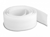 Delock - Kabelstyringsmuffe - 19 mm diameter with hook-and-loop fastener - 5 m - hvit
