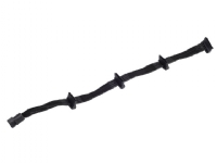SilverStone PP07 - Strømforlengelseskabel - SATA-strøm (hunn) til 4-pin intern strøm (hann) - 30 cm - svart