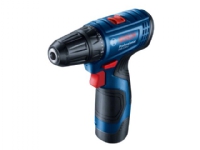 Bosch GSR Professional 120-LI - Drill/driver - trådløs - 2 hastigheter 10 mm - 30 N·m - 2 batterier - 12 V - Uten batteri og opplader