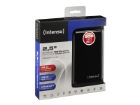 Intenso Memory Case - Harddisk - 500 GB - ekstern (bærbar) - 2.5 - USB 3.0 - 5400 rpm - buffer: 8 MB - svart
