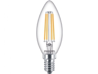 Philips LED - LED-lyspære - form: stearinlys - E14 - 6.5 W (ekvivalent 60 W) - klasse E - varmt hvitt lys - 2700 K - blank