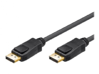 MicroConnect - DisplayPort-kabel - DisplayPort (hann) låst til DisplayPort (hann) låst - DisplayPort 1.4 - 5 m - 8 K 60 Hz (7680 x 4320) støtte - svart
