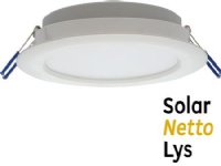 Fiesta 24W 2000lm 4000K 230V 75° Rund downlight 200mm Hvid