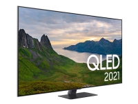 Samsung QE65Q80AAT - 65 Diagonalklasse Q80A Series LED-bakgrunnsbelyst LCD TV - QLED - Smart TV - Tizen OS - 4K UHD (2160p) 3840 x 2160 - HDR - Quantum Dot - sølvkarbon