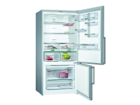 Bosch Serie | 6 KGN86AIDP - Kjøleskap/fryser - bunnfryser - Wi-Fi - bredde: 86 cm - dybde: 81 cm - høyde: 186 cm - 631 liter - Klasse D - rustfritt stål