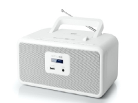 Muse M-32 DBW, 1,4 kg, Hvit, Bærbar CD-spiller