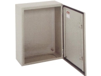 SCHNEIDER ELECTRIC Vægskab metal CRN, 600 x 500 x 200 mm HxBxD RAL7035 uden montageplade, IP66, 1 låge