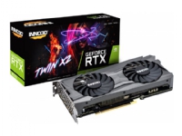 Inno3D GeForce RTX 3070 Twin X2 LHR - Grafikkort - GF RTX 3070 - 8 GB GDDR6 - PCIe 4.0 x16 - HDMI, 3 x DisplayPort - LHR