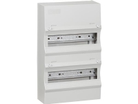 LAURITZ KNUDSEN Gruppetavle UG150-12 24 moduler HxBxD: 410x250x101 mm lysegrå