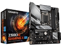 MB Gigabyte Z590M Gaming X - mikro-ATX - LGA1200-sokkel - Z590-brikkesett - USB-C Gen2, USB 3.2 Gen 1, USB 3.2 Gen 2, USB-C Gen 2x2 - 2,5 Gigabit LAN - innebygd grafikk (CPU kreves) - HD-lyd (8 kanaler)