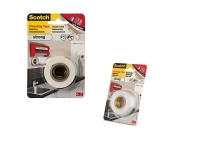 3M Scotch dobbeltklæbende tape t/indendørs brug 19mm x 1,5m