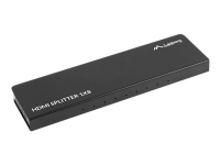 Lanberg SPV-HDMI-0008 - Video/lyd-splitter - 8 x HDMI - stasjonær - AC 110 - 250 V